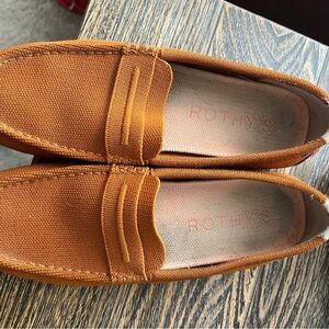 Rothy's Women’s Burnt Orange/Tan Drivers